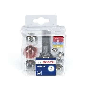 Set de becuri auto de rezervă 12V 55W PX26d BOSCH, model 1 987 301 113, cu cutie din plastic